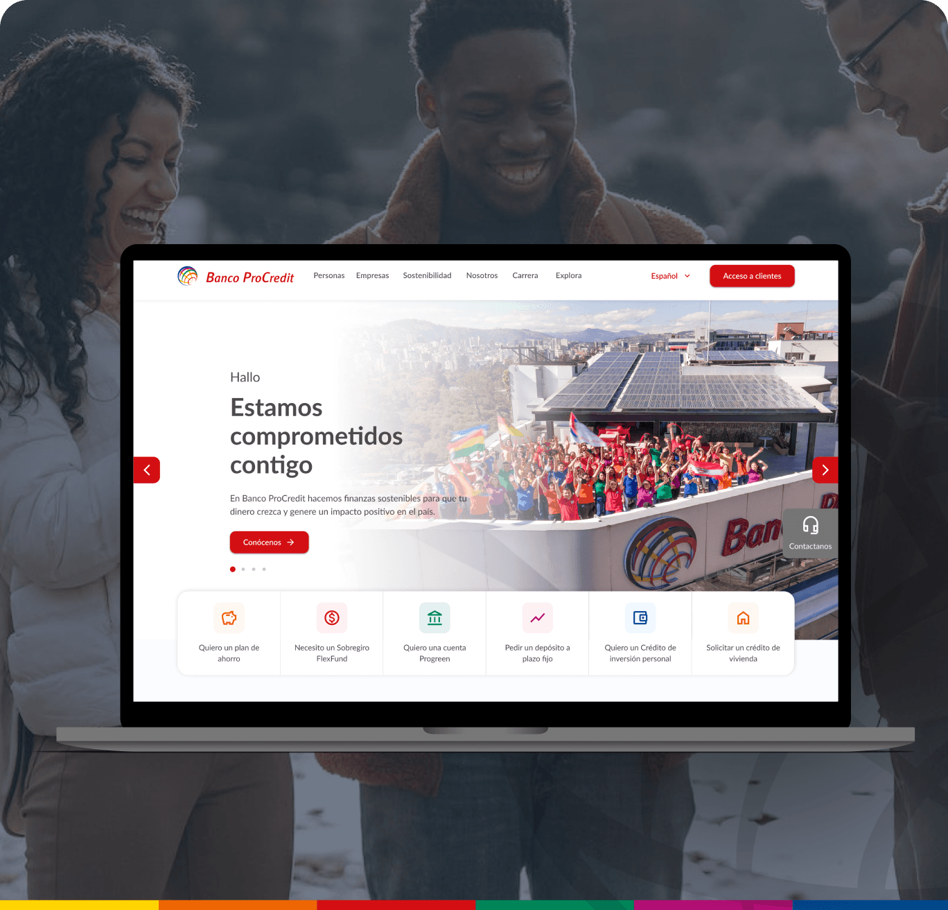 ProCredit Bank · Website